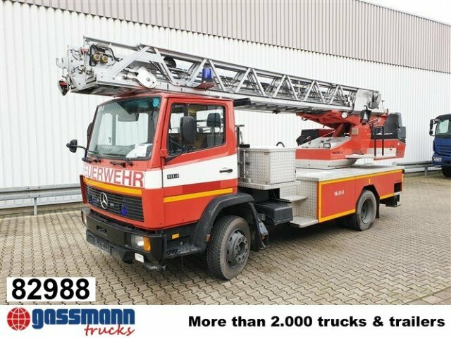 Mercedes-Benz 1114 4x2 DLK 18-12 CC Drehleiter, 24 Meter - Brannbil: bilde 1 Mercedes-Benz 1114 4x2 DLK 18-12 CC Drehleiter, 24 Meter - Brannbil: bilde 1