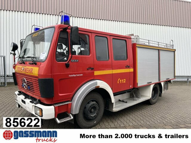 Mercedes-Benz 1222 F 4x2 Doka, TLF 16/25 - Brannbil: bilde 1 Mercedes-Benz 1222 F 4x2 Doka, TLF 16/25 - Brannbil: bilde 1