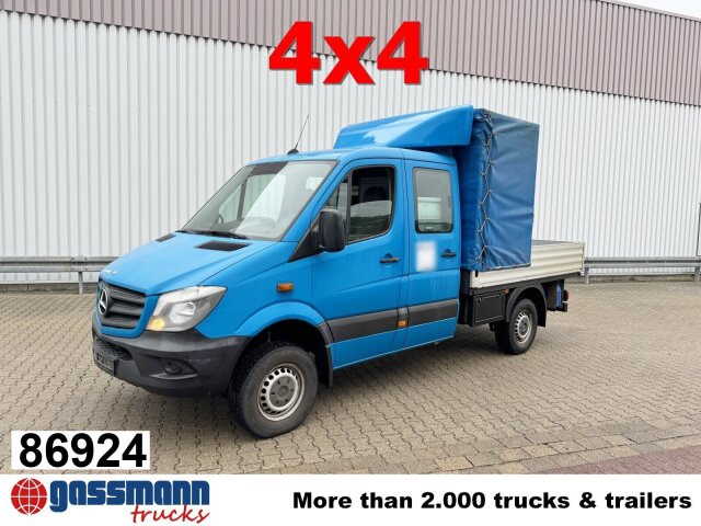 Mercedes-Benz 316 4x4 Doka, Werkstatteinrichtung - Varebil med plan, Varebil med dobbelt førerhus: bilde 1 Mercedes-Benz 316 4x4 Doka, Werkstatteinrichtung - Varebil med plan, Varebil med dobbelt førerhus: bilde 1