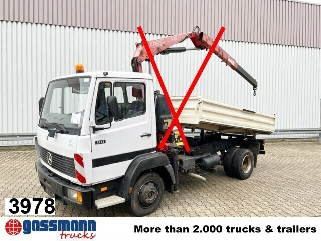 Mercedes-Benz 811 K 4x2 - Tippbil: bilde 1 Mercedes-Benz 811 K 4x2 - Tippbil: bilde 1