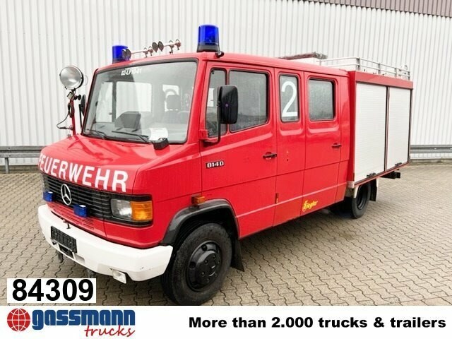 Mercedes-Benz 814 D 4x2 Doka, TLF 8 - Brannbil: bilde 1 Mercedes-Benz 814 D 4x2 Doka, TLF 8 - Brannbil: bilde 1