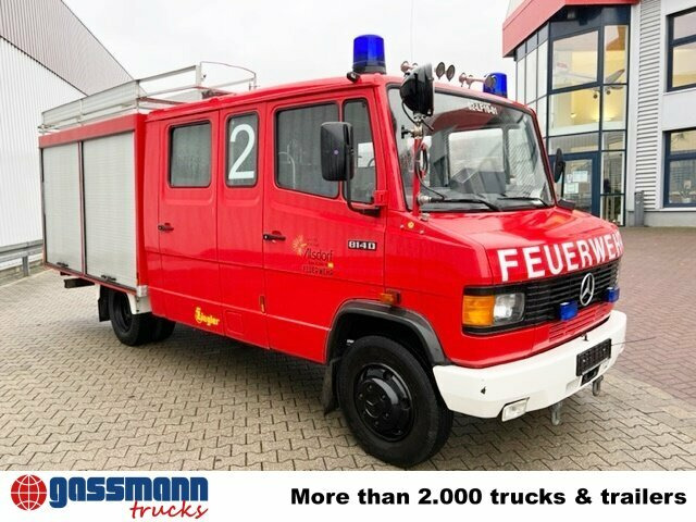 Brannbil Mercedes-Benz 814 D 4x2 Doka, TLF 8: bilde 9