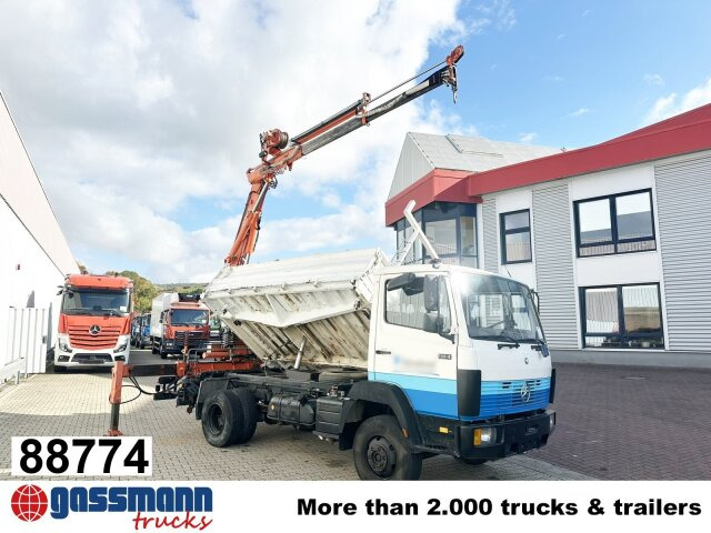 Mercedes-Benz 914 K 4x2, Kran Atlas 60.1, Funk - Tippbil, Kranbil: bilde 1 Mercedes-Benz 914 K 4x2, Kran Atlas 60.1, Funk - Tippbil, Kranbil: bilde 1
