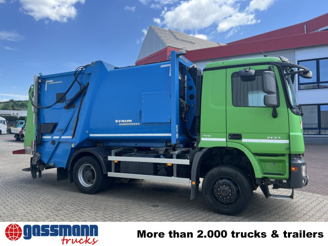 Søppelbil for transport av søppel Mercedes-Benz Actros 2032 LA 4x4, Faun Variopress 310 ca.: bilde 9