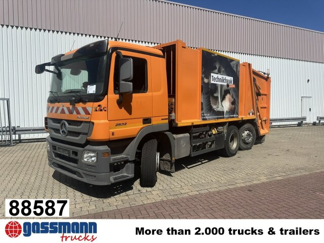Mercedes-Benz Actros 2532/41 L 6x2, EEV, Lenkachse, Haller X2C - Søppelbil: bilde 1 Mercedes-Benz Actros 2532/41 L 6x2, EEV, Lenkachse, Haller X2C - Søppelbil: bilde 1