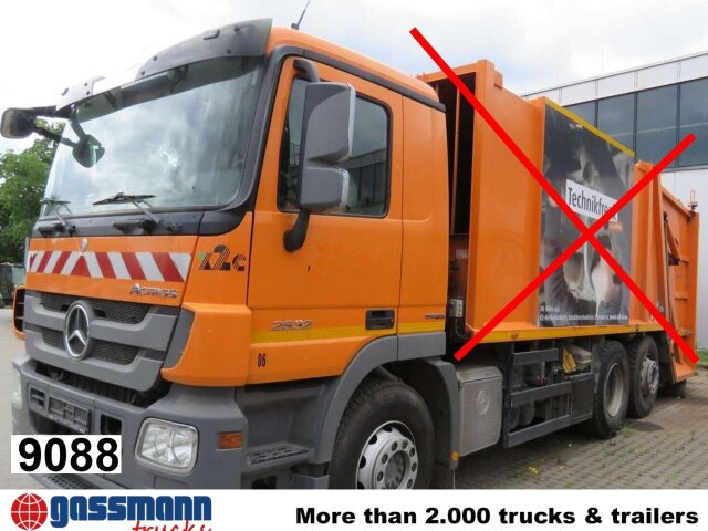 Mercedes-Benz Actros 2532/41 L 6x2, EEV, Lenkachse - Chassis lastebil: bilde 1 Mercedes-Benz Actros 2532/41 L 6x2, EEV, Lenkachse - Chassis lastebil: bilde 1
