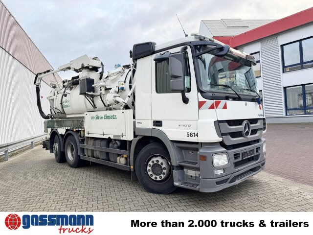 Feiebil Mercedes-Benz Actros 2536 L 6x2, Müller Saug- und Spülwagen: bilde 9