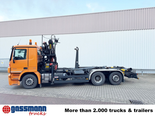 Krokbil, Kranbil Mercedes-Benz Actros 2541 L 6x2, Lenkachse, Meiller RK 20.65,: bilde 11
