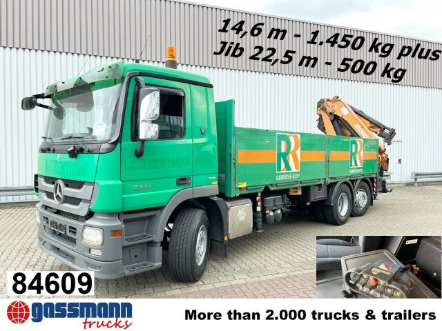 Mercedes-Benz Actros 2544 L 6x2, Retarder, Lenkachse, Heckkran - Planbil, Kranbil: bilde 1 Mercedes-Benz Actros 2544 L 6x2, Retarder, Lenkachse, Heckkran - Planbil, Kranbil: bilde 1