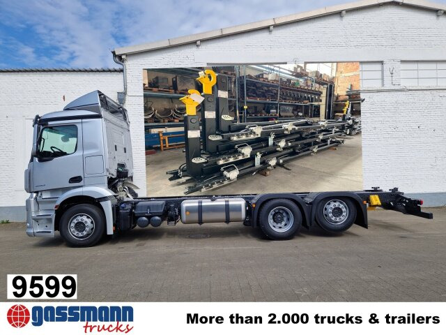 Mercedes-Benz Actros 2553 LL 6x2/46, Retarder, Liftachse, - Krokbil: bilde 1 Mercedes-Benz Actros 2553 LL 6x2/46, Retarder, Liftachse, - Krokbil: bilde 1
