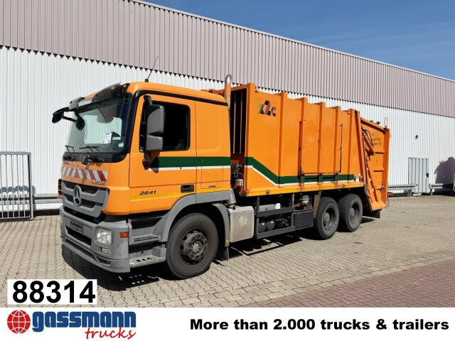 Mercedes-Benz Actros 2641/48 L 6x4, Haller M21X2C, Zöller - Søppelbil: bilde 1 Mercedes-Benz Actros 2641/48 L 6x4, Haller M21X2C, Zöller - Søppelbil: bilde 1