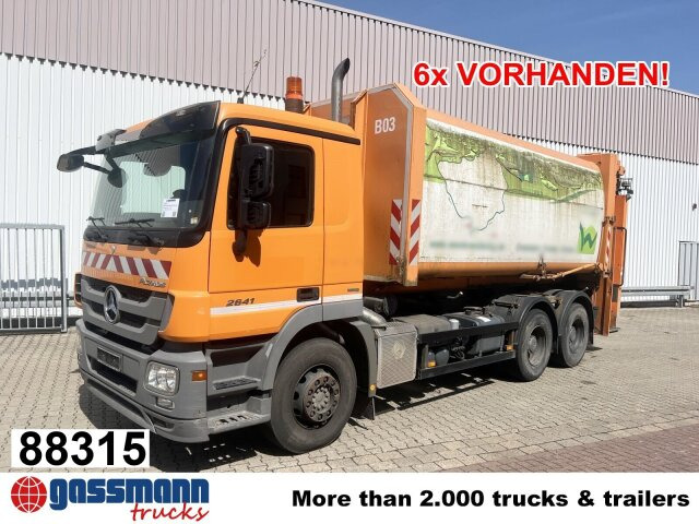 Mercedes-Benz Actros 2641/48 L 6x4, Seilabroller, Haller - Søppelbil: bilde 1 Mercedes-Benz Actros 2641/48 L 6x4, Seilabroller, Haller - Søppelbil: bilde 1