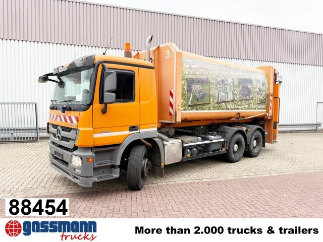 Mercedes-Benz Actros 2641/48 L 6x4, Seilabroller, Haller - Søppelbil: bilde 1 Mercedes-Benz Actros 2641/48 L 6x4, Seilabroller, Haller - Søppelbil: bilde 1