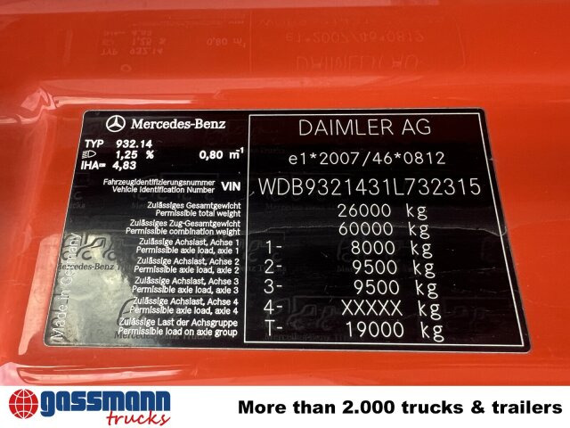 Mercedes-Benz Actros 2644/48 K 6x4, Hiab Multilift - Krokbil: bilde 4 Mercedes-Benz Actros 2644/48 K 6x4, Hiab Multilift - Krokbil: bilde 4