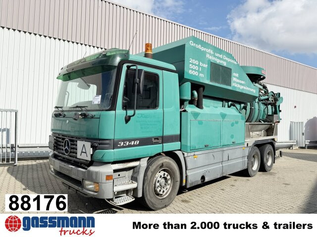 Mercedes-Benz Actros 3348 6x4, V8, Kroll Saug-/Spülwagen ca. - Feiebil: bilde 1 Mercedes-Benz Actros 3348 6x4, V8, Kroll Saug-/Spülwagen ca. - Feiebil: bilde 1