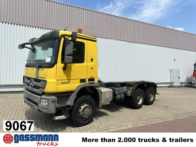 Mercedes-Benz Actros 3348 AK 6x6 - Chassis lastebil: bilde 1 Mercedes-Benz Actros 3348 AK 6x6 - Chassis lastebil: bilde 1