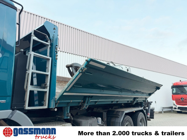 Mercedes-Benz Actros 3348 K 6x4, beidseitig Bormatik, Heckkran - Tippbil, Kranbil: bilde 3 Mercedes-Benz Actros 3348 K 6x4, beidseitig Bormatik, Heckkran - Tippbil, Kranbil: bilde 3