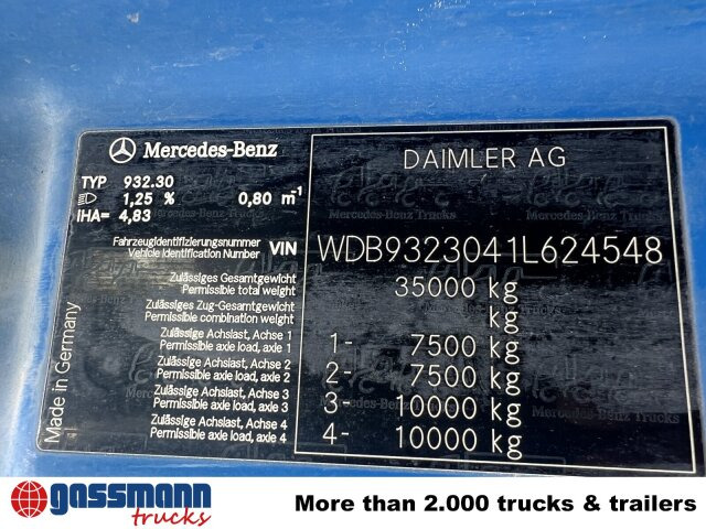 Mercedes-Benz Actros MP 3, 3241/8x4, Alukipper Bordmatik, - Tippbil: bilde 5 Mercedes-Benz Actros MP 3, 3241/8x4, Alukipper Bordmatik, - Tippbil: bilde 5