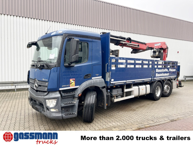 Planbil, Kranbil Mercedes-Benz Antos 2540 L 6x2, Lenkachse, HMF 2110-L3: bilde 8