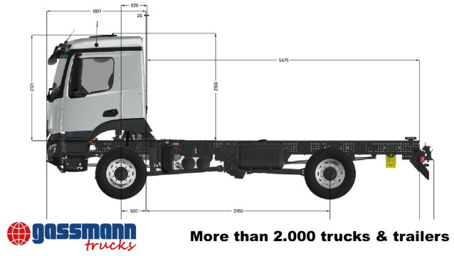 Mercedes-Benz Arocs 1827/30 A 4x4, mehrfach vorhanden! - Chassis lastebil: bilde 5 Mercedes-Benz Arocs 1827/30 A 4x4, mehrfach vorhanden! - Chassis lastebil: bilde 5
