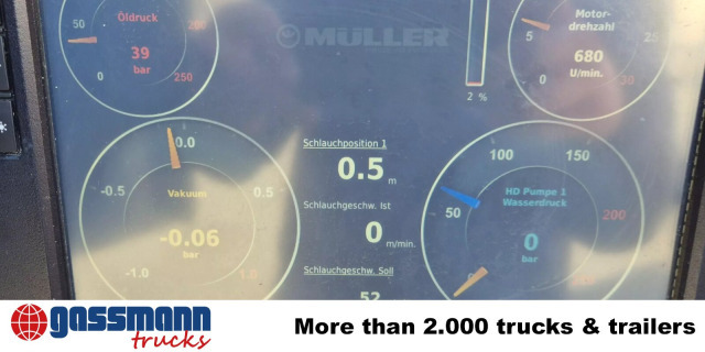 Mercedes-Benz Arocs 1843 L 4x2, Müller Canalmaster ca. 8m³, - Feiebil: bilde 2 Mercedes-Benz Arocs 1843 L 4x2, Müller Canalmaster ca. 8m³, - Feiebil: bilde 2