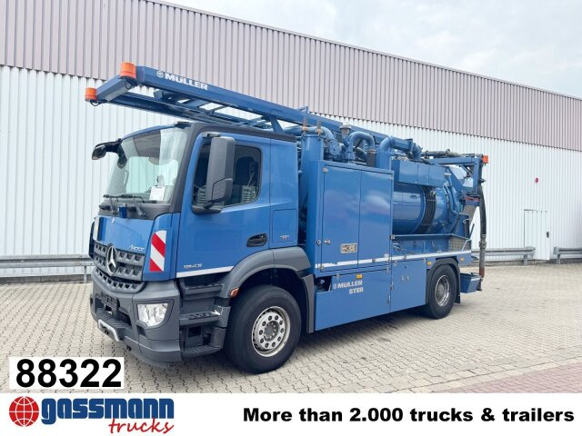 Mercedes-Benz Arocs 1843 L 4x2, Müller Canalmaster ca. 8m³, - Feiebil: bilde 1 Mercedes-Benz Arocs 1843 L 4x2, Müller Canalmaster ca. 8m³, - Feiebil: bilde 1