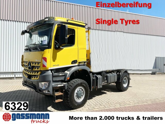 Mercedes-Benz Arocs 2045 AK 4x4, GROUNDER - Chassis lastebil: bilde 1 Mercedes-Benz Arocs 2045 AK 4x4, GROUNDER - Chassis lastebil: bilde 1