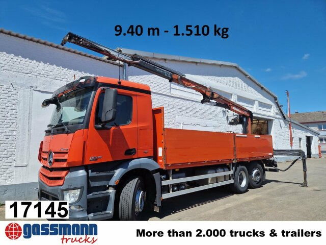 Mercedes-Benz Arocs 2545 L/6x2/4, Atlas Kran, 145.2-A19 VB, - Planbil, Kranbil: bilde 1 Mercedes-Benz Arocs 2545 L/6x2/4, Atlas Kran, 145.2-A19 VB, - Planbil, Kranbil: bilde 1