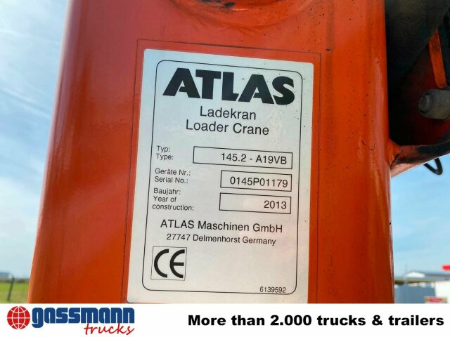 Mercedes-Benz Arocs 2545 L/6x2/4, Atlas Kran, 145.2-A19 VB, - Planbil, Kranbil: bilde 2 Mercedes-Benz Arocs 2545 L/6x2/4, Atlas Kran, 145.2-A19 VB, - Planbil, Kranbil: bilde 2