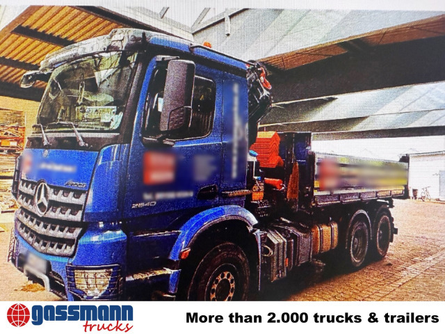 Mercedes-Benz Arocs 2640 LK 6x4, Alu-Bordwände, Kran - Tippbil, Kranbil: bilde 2 Mercedes-Benz Arocs 2640 LK 6x4, Alu-Bordwände, Kran - Tippbil, Kranbil: bilde 2
