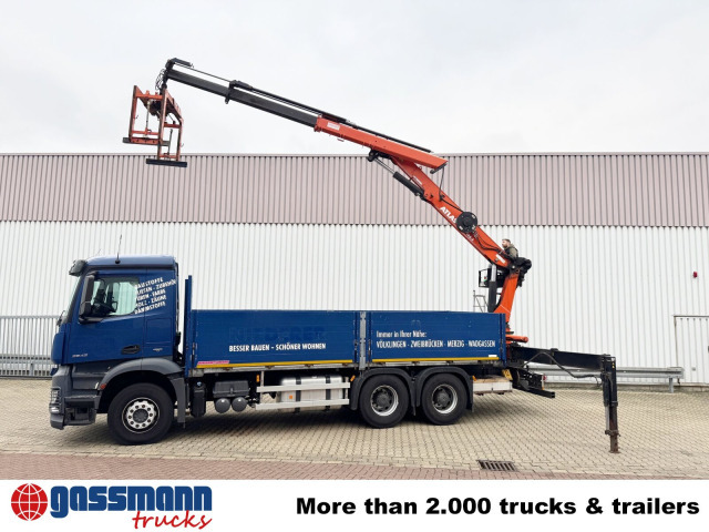 Planbil, Kranbil Mercedes-Benz Arocs 2642 6x4 mit Heckkran Atlas AK 186.3 V-2: bilde 13
