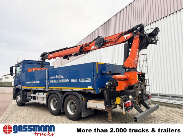 Planbil, Kranbil Mercedes-Benz Arocs 2642 6x4 mit Heckkran Atlas AK 186.3 V-2: bilde 12