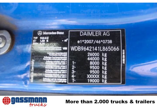 Mercedes-Benz Arocs 2643 K 6x4, Kran Palfinger PK13001-K B, - Tippbil, Kranbil: bilde 3 Mercedes-Benz Arocs 2643 K 6x4, Kran Palfinger PK13001-K B, - Tippbil, Kranbil: bilde 3