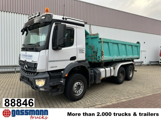 Mercedes-Benz Arocs 2643 K 6x4, Rollplane, Meiller - Tippbil: bilde 1 Mercedes-Benz Arocs 2643 K 6x4, Rollplane, Meiller - Tippbil: bilde 1