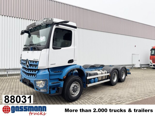 Mercedes-Benz Arocs 2651 L 6x6, HydroDrive, MirrorCam, - Chassis lastebil: bilde 1 Mercedes-Benz Arocs 2651 L 6x6, HydroDrive, MirrorCam, - Chassis lastebil: bilde 1