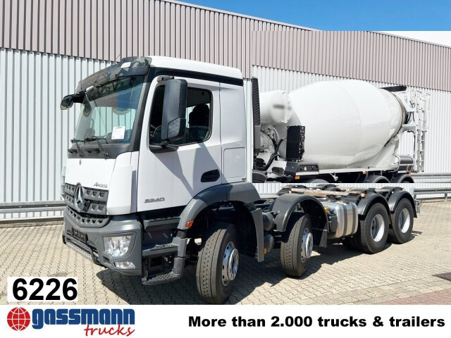 Mercedes-Benz Arocs 3240 8x4, 9/10m³ Mischer - Betongbil: bilde 1 Mercedes-Benz Arocs 3240 8x4, 9/10m³ Mischer - Betongbil: bilde 1