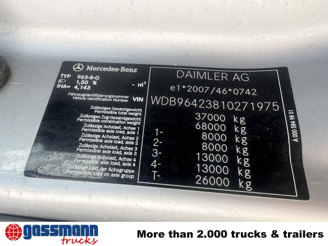 Mercedes-Benz Arocs 3251 LK 8x4/4, Retarder, Stahlmulde ca. - Dumper: bilde 3 Mercedes-Benz Arocs 3251 LK 8x4/4, Retarder, Stahlmulde ca. - Dumper: bilde 3