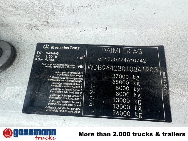 Mercedes-Benz Arocs 3253 K 8x4/4, Retarder, Stahlmulde ca. - Dumper: bilde 2 Mercedes-Benz Arocs 3253 K 8x4/4, Retarder, Stahlmulde ca. - Dumper: bilde 2