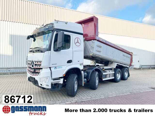 Mercedes-Benz Arocs 3258 LK 8x4/4, Retarder, Stahlmulde ca. - Dumper: bilde 1 Mercedes-Benz Arocs 3258 LK 8x4/4, Retarder, Stahlmulde ca. - Dumper: bilde 1