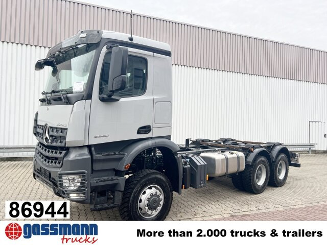 Mercedes-Benz Arocs 3340/46 A 6x6, Grounder - Chassis lastebil: bilde 1 Mercedes-Benz Arocs 3340/46 A 6x6, Grounder - Chassis lastebil: bilde 1
