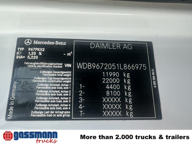 Mercedes-Benz Atego 1223 K 4x2, AHK-Öl - Tippbil: bilde 4 Mercedes-Benz Atego 1223 K 4x2, AHK-Öl - Tippbil: bilde 4