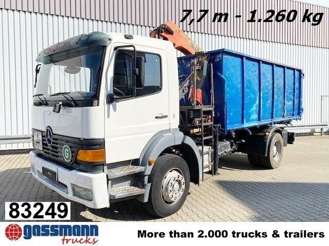 Mercedes-Benz Atego 1823 4x2 mit Kran Palfinger PK10500, - Tippbil, Kranbil: bilde 1 Mercedes-Benz Atego 1823 4x2 mit Kran Palfinger PK10500, - Tippbil, Kranbil: bilde 1