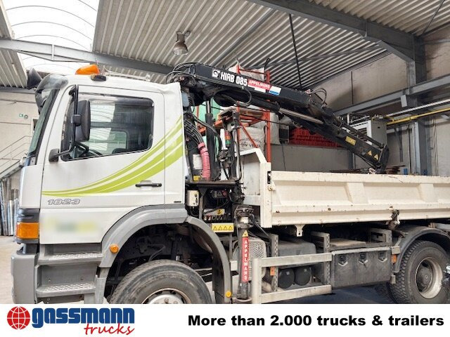 Mercedes-Benz Atego 1823AK 4x4, Kran HIAB, Bordmatik - Tippbil, Kranbil: bilde 4 Mercedes-Benz Atego 1823AK 4x4, Kran HIAB, Bordmatik - Tippbil, Kranbil: bilde 4