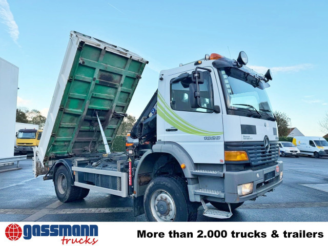 Tippbil, Kranbil Mercedes-Benz Atego 1823AK 4x4, Kran HIAB, Bordmatik: bilde 15