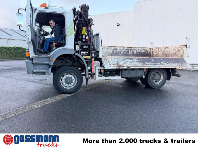 Tippbil, Kranbil Mercedes-Benz Atego 1823AK 4x4, Kran HIAB, Bordmatik: bilde 10