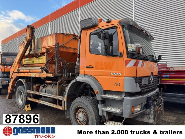 Mercedes-Benz Atego 1828 4x4, Tele-Absetzer, - Liftdumper lastebil: bilde 1 Mercedes-Benz Atego 1828 4x4, Tele-Absetzer, - Liftdumper lastebil: bilde 1