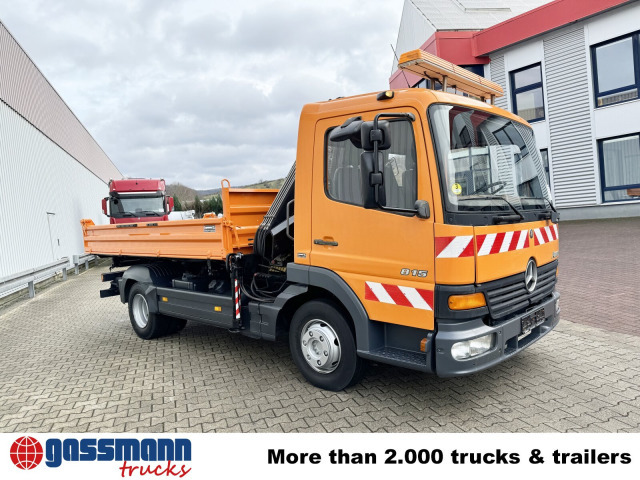 Tippbil, Kranbil Mercedes-Benz Atego 815 K 4x2 mit Kran Hiab 055 B-1 CL: bilde 10