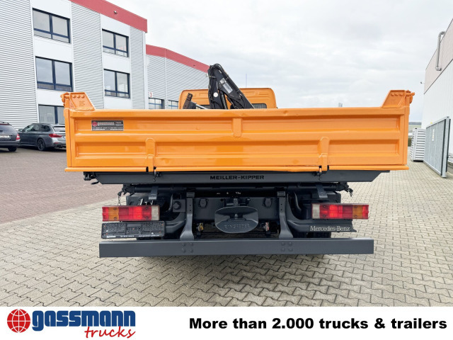 Tippbil, Kranbil Mercedes-Benz Atego 815 K 4x2 mit Kran Hiab 055 B-1 CL: bilde 12