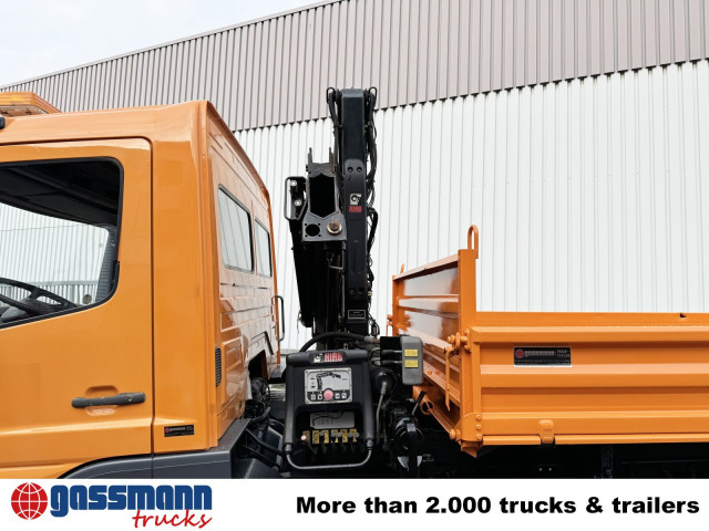 Mercedes-Benz Atego 815 K 4x2 mit Kran Hiab 055 B-1 CL - Tippbil, Kranbil: bilde 2 Mercedes-Benz Atego 815 K 4x2 mit Kran Hiab 055 B-1 CL - Tippbil, Kranbil: bilde 2