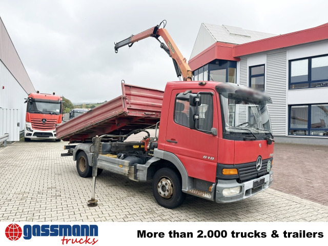 Tippbil, Kranbil Mercedes-Benz Atego 818 K 4x2 mit Kran Palfinger PK 6500, 2x: bilde 8